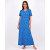image:image3 Pack Womens Maxi Long Nightgowns Short Sleeve Night Shirt PJ Sleep DressSet 8