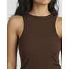 image:image3 Pack Womens Ribbed Mini Sleeveless Tank High Neck Dresses Casual DressSet 1