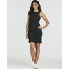 image:image3 Pack Womens Ribbed Mini Sleeveless Tank High Neck Dresses Casual DressSet 1