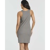 image:image3 Pack Womens Ribbed Mini Sleeveless Tank High Neck Dresses Casual DressSet 5