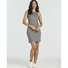 image:image3 Pack Womens Ribbed Mini Sleeveless Tank High Neck Dresses Casual DressSet 5