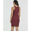 image:image3 Pack Womens Ribbed Mini Sleeveless Tank High Neck Dresses Casual DressSet 6