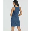 image:image3 Pack Womens Ribbed Mini Sleeveless Tank High Neck Dresses Casual DressSet 7