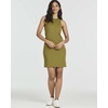 image:image3 Pack Womens Ribbed Mini Sleeveless Tank High Neck Dresses Casual DressSet 8
