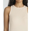 image:image3 Pack Womens Ribbed Mini Sleeveless Tank High Neck Dresses Casual DressSet 8