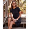image:image3 Pack Womens T Shirt Dresses Casual Short Sleeve Midi Dress PocketsSet 1