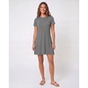 image:image3 Pack Womens T Shirt Dresses Casual Short Sleeve Midi Dress PocketsSet 11