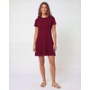 image:image3 Pack Womens T Shirt Dresses Casual Short Sleeve Midi Dress PocketsSet 2