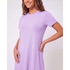 image:image3 Pack Womens T Shirt Dresses Casual Short Sleeve Midi Dress PocketsSet 3