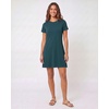 image:image3 Pack Womens T Shirt Dresses Casual Short Sleeve Midi Dress PocketsSet 4