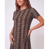 image:image3 Pack Womens T Shirt Dresses Casual Short Sleeve Midi Dress PocketsSet 7