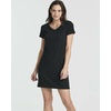 image:image3 Pack Womens Tshirt Dress Ribbed V Neck Short Sleeve Casual Summer DressSet 1