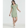 image:image3 Pack Womens Tshirt Dress Ribbed V Neck Short Sleeve Casual Summer DressSet 1