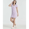 image:image3 Pack Womens Tshirt Dress Ribbed V Neck Short Sleeve Casual Summer DressSet 3