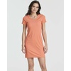 image:image3 Pack Womens Tshirt Dress Ribbed V Neck Short Sleeve Casual Summer DressSet 4