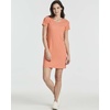 image:image3 Pack Womens Tshirt Dress Ribbed V Neck Short Sleeve Casual Summer DressSet 4