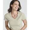 image:image3 Pack Womens Tshirt Dress Ribbed V Neck Short Sleeve Casual Summer DressSet 5