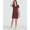 image:image3 Pack Womens Tshirt Dress Ribbed V Neck Short Sleeve Casual Summer DressSet 6