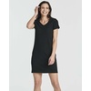 image:image3 Pack Womens Tshirt Dress Ribbed V Neck Short Sleeve Casual Summer DressSet 7