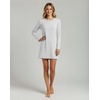 image:imageReal Essentials 3 Pack UltraSoft Night Shirt for Women Long Sleeve Sleep Shirt Nightgown Available in Plus SizeSet 3