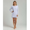 image:imageReal Essentials 3 Pack UltraSoft Night Shirt for Women Long Sleeve Sleep Shirt Nightgown Available in Plus SizeSet 6