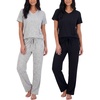 Set M Black & Heather Grey