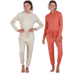 image:image2 Pack Womens Lounge Sets 2 Piece Hoodie Joggers Sweatsuit Matching OutfitHoodie Set 10