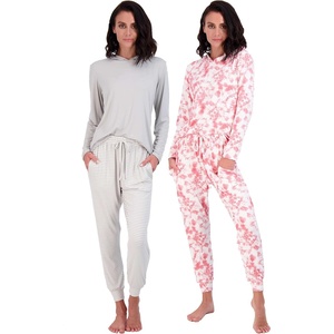 image:image2 Pack Womens Lounge Sets 2 Piece Hoodie Joggers Sweatsuit Matching OutfitHoodie Set 7