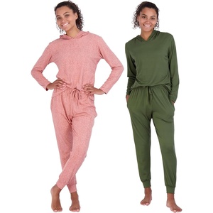 image:image2 Pack Womens Lounge Sets 2 Piece Hoodie Joggers Sweatsuit Matching OutfitHoodie Set 8