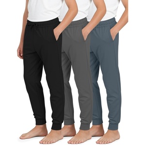 image:image3 Pack Boys Pajama Joggers Sweatpants Lounge Pants Kids Teens PJs PocketsSet 7