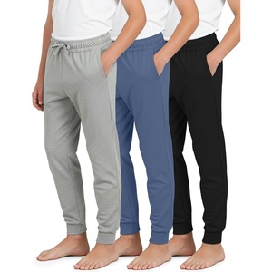 image:image3 Pack Boys Pajama Joggers Sweatpants Lounge Pants Kids Teens PJs PocketsSet 8
