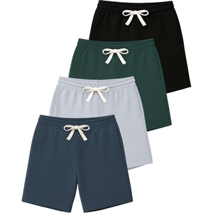 image:image4 Pack Boys French Terry Shorts Cotton with Pockets Youth Kids LoungeSet 5