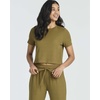 image:image2 Pack Womens Pajama Sets 2 Piece Ribbed Crop Top Joggers Lounge Sets PJsWith Jogger Set 2