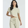 image:image2 Pack Womens Pajama Sets 2 Piece Ribbed Crop Top Joggers Lounge Sets PJsWith Jogger Set 6