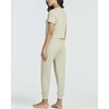 image:image2 Pack Womens Pajama Sets 2 Piece Ribbed Crop Top Joggers Lounge Sets PJsWith Jogger Set 6