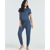 image:image2 Pack Womens Pajama Sets 2 Piece Ribbed Crop Top Joggers Lounge Sets PJsWith Jogger Set 7