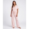 image:image2 Pack Womens Pajama Sets Lounge Set 2 Piece Button Up PJ Sleepwear LadiesFestival Bloom Hearts  Magano Calcite Stripe