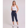image:image3 Pack Womens Capri Pants Athletic Casual Sweatpants Summer Yoga PocketsSet 10