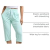 image:image3 Pack Womens Capri Pants Athletic Casual Sweatpants Summer Yoga PocketsSet 5