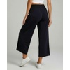 image:image3 Pack Womens Capri Pants Gaucho Wide Leg High Waist Loose Crop PocketsSet 10