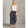 image:image3 Pack Womens Capri Pants Gaucho Wide Leg High Waist Loose Crop PocketsSet 5