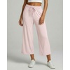 image:image3 Pack Womens Capri Pants Gaucho Wide Leg High Waist Loose Crop PocketsSet 8