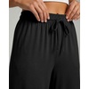 image:image3 Pack Womens Capri Pants Gaucho Wide Leg High Waist Loose Crop PocketsSet 9
