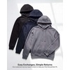 image:image3 Pack Womens Fleece Pullover Hoodies Sweatshirts Hooded Tops Athletic GymSet 3