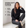 image:image3 Pack Womens Fleece Pullover Hoodies Sweatshirts Hooded Tops Athletic GymSet 8