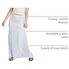 image:image3 Pack Womens Maxi Skirts Long Flowy High Waisted Summer Work Casual PartySet 4