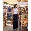 image:image3 Pack Womens Maxi Skirts Long Flowy High Waisted Summer Work Casual PartySet 9
