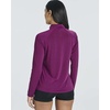 image:image3 Pack Womens Rash Guard Swim Shirts Quarter Zip Long Sleeve High Neck UPFSet 2