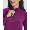 image:image3 Pack Womens Rash Guard Swim Shirts Quarter Zip Long Sleeve High Neck UPFSet 2