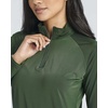 image:image3 Pack Womens Rash Guard Swim Shirts Quarter Zip Long Sleeve High Neck UPFSet 3